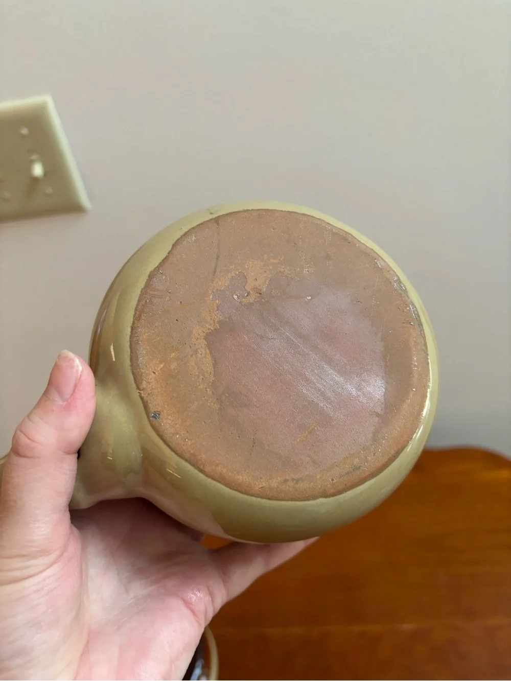 Vintage 1970's Set of 4 Earthenware Soup Bowls with Handles and Multi Tone Glaze